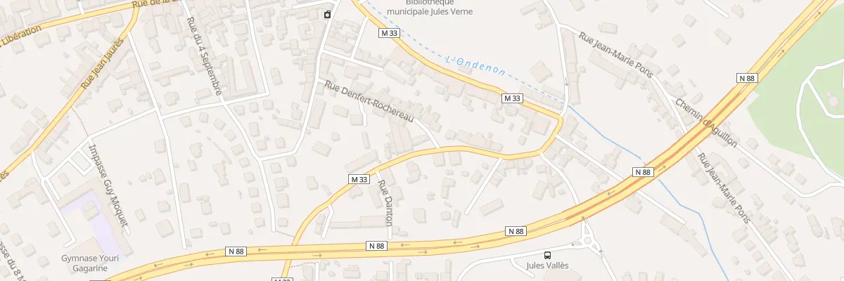 Plan du 8 Rue Martyrs Resistance à La Ricamarie