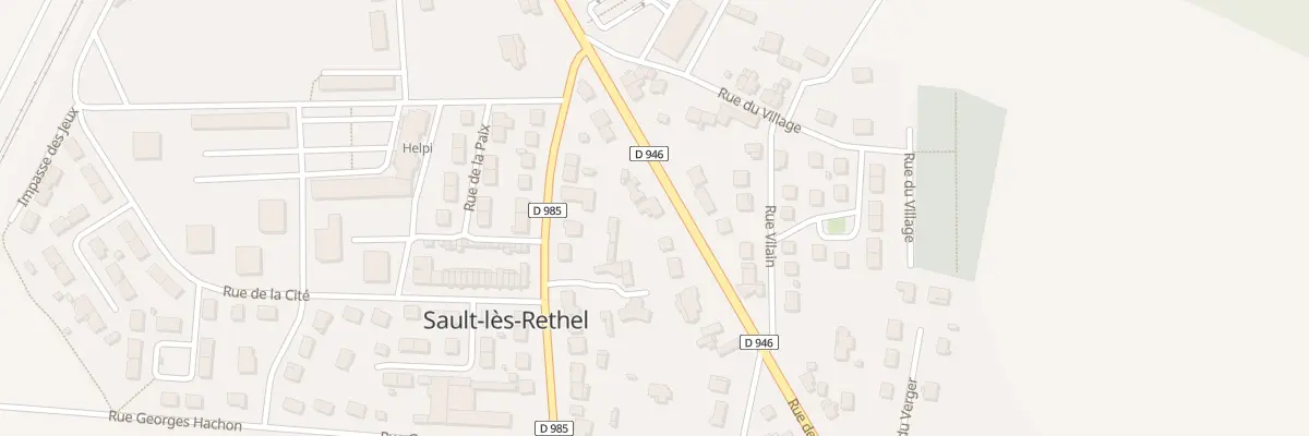 Plan du 10 Rue de Vouziers à Sault-lès-Rethel