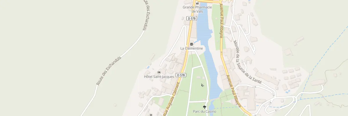 Plan du 4 Vc des Taillades à Vals-les-Bains
