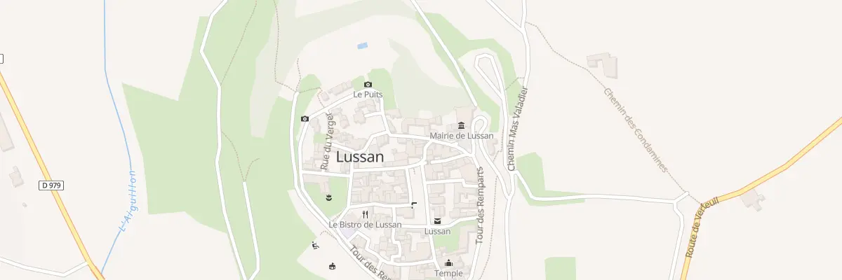 Plan du 5385 Rue Tour des Remparts à Lussan