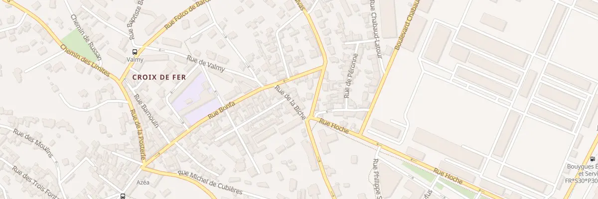 Plan du 70 Rue de la Biche à Nîmes