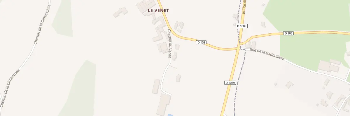 Plan du 83 Che du Venet à Maringes