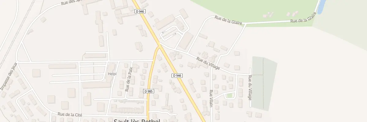 Plan du 2 Rue du Village à Sault-lès-Rethel