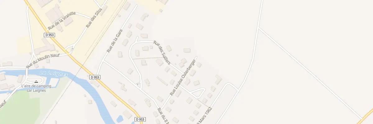Plan du 5 Rue Louise Osterberger à Gemeaux