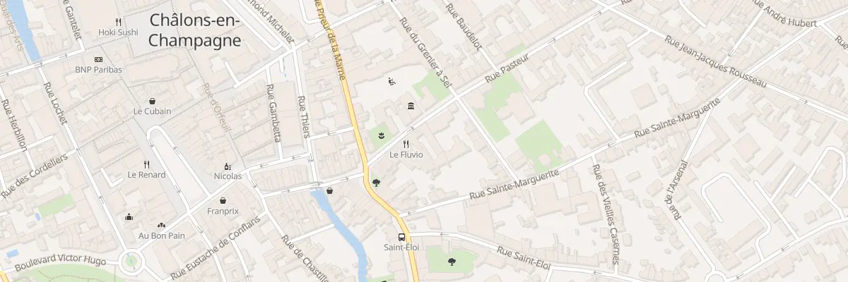 Plan du 20 Rue Pasteur à Châlons-en-Champagne