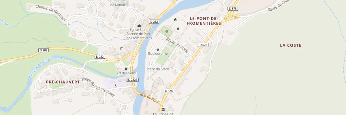 Plan du 55 Rte du Stade à Mariac