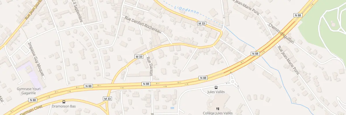 Plan du 3 Rue Martyrs Resistance à La Ricamarie