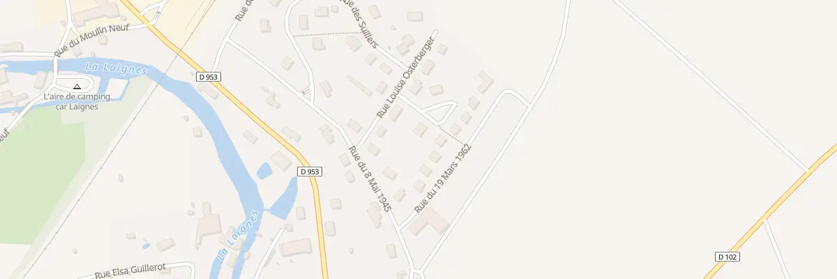Plan du 4 Rue Chapelle Jean Pitois à Laignes