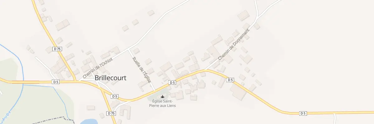 Plan du 28 Rue Principale à Brillecourt