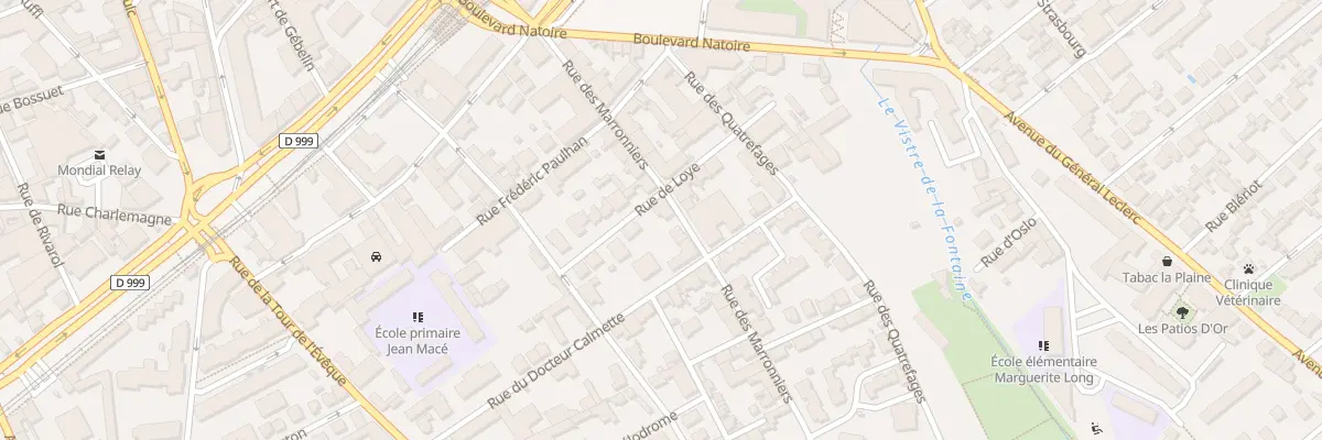 Plan du 18 Rue des Marronniers à Nîmes