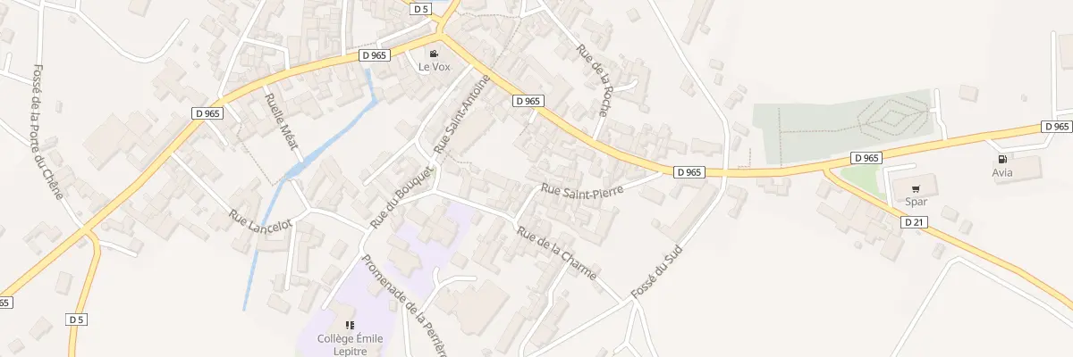 Plan du 11 Rue Saint-Pierre à Laignes