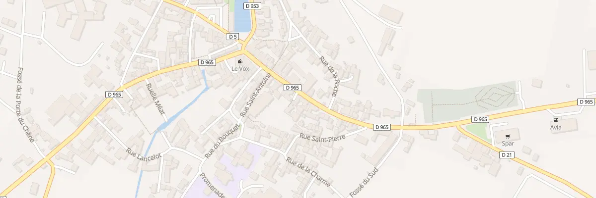 Plan du 28 Gr de la Porte de la Croix à Laignes