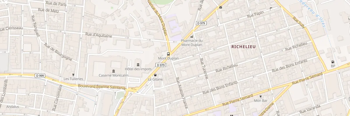 Plan du 1 Rue Flamande à Nîmes