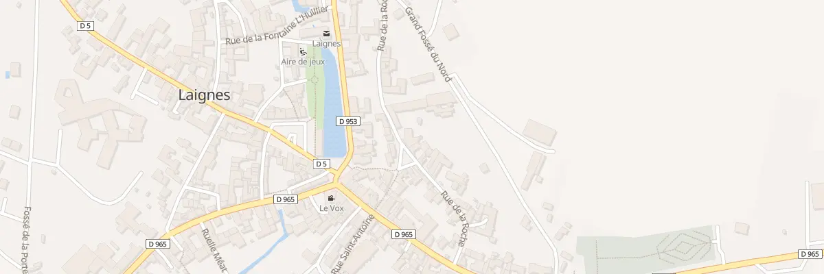 Plan du 24 Rue de la Roche à Laignes