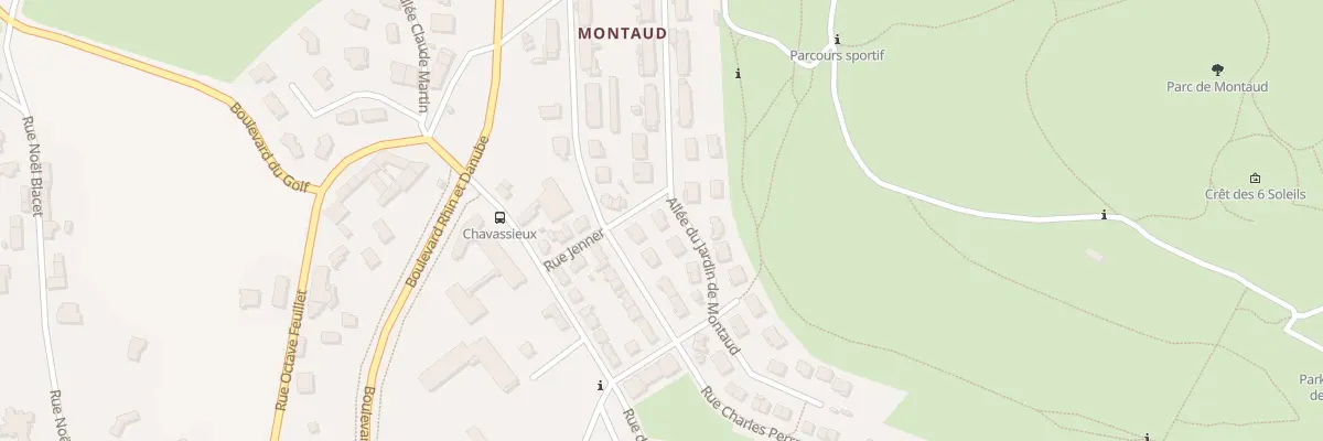 Plan du 23 All du Jardin de Montaud à Saint-Étienne