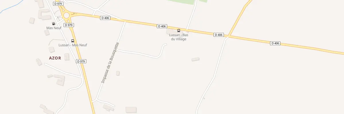 Plan du 300 Rte d’Audabiac à Lussan