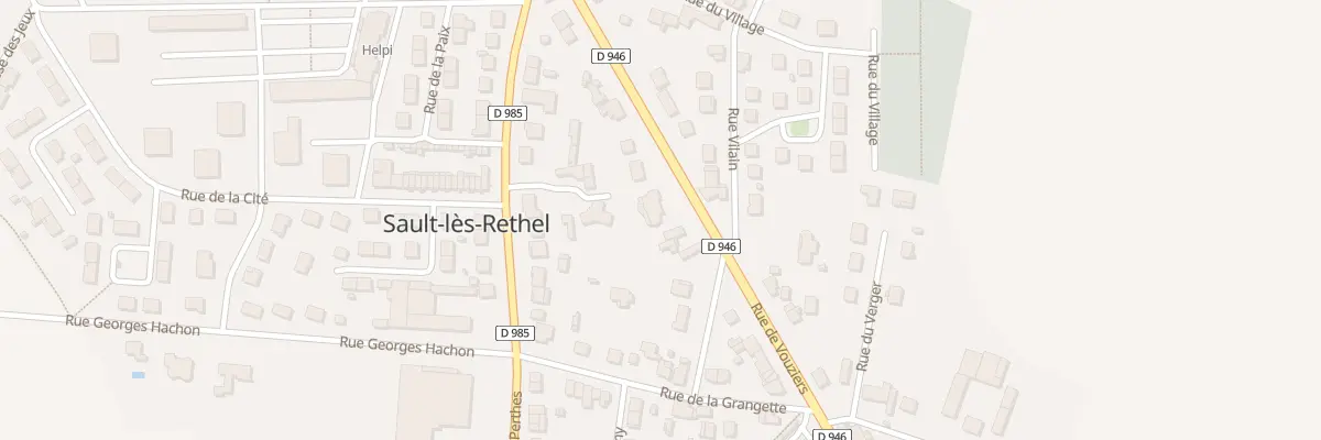 Plan du 14 Rue de Vouziers à Sault-lès-Rethel