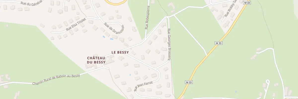 Plan du 8 Rue Jacques Brel à La Ricamarie
