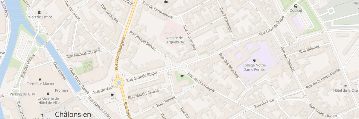 Plan du 25 Rue Grande Etape à Châlons-en-Champagne