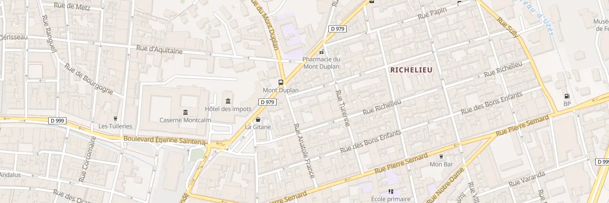 Plan du 4 Rue Flamande à Nîmes