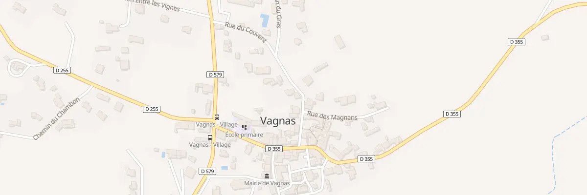 Plan du 85 Rue du Couvent à Vagnas