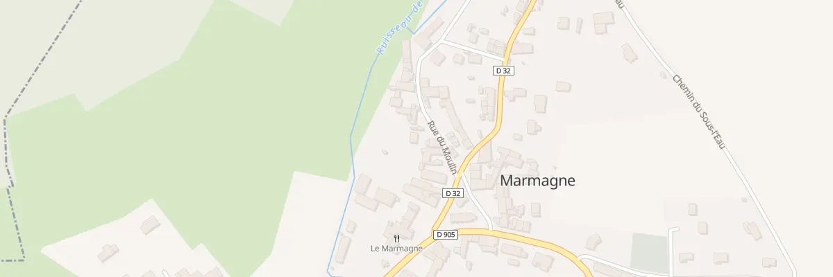 Plan du 3B Rue du Moulin à Marmagne