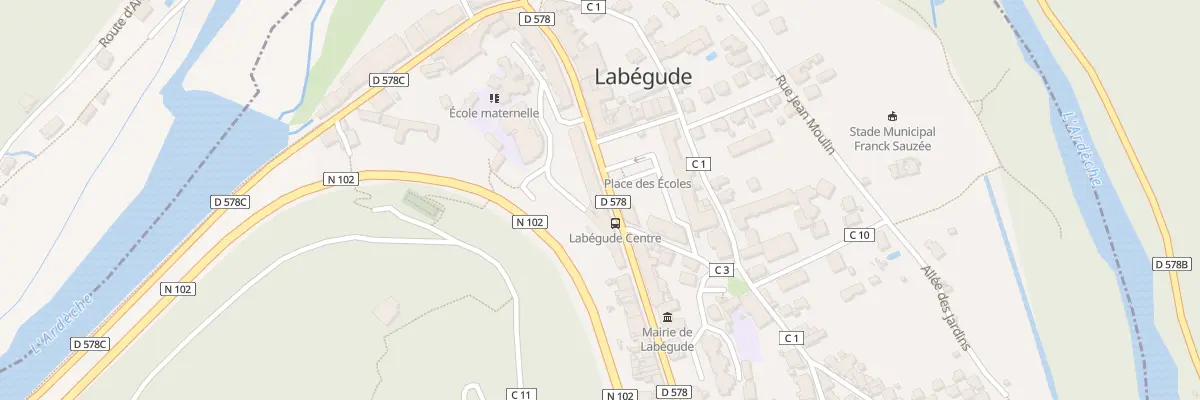 Plan du 48 Rte Nationale à Labégude