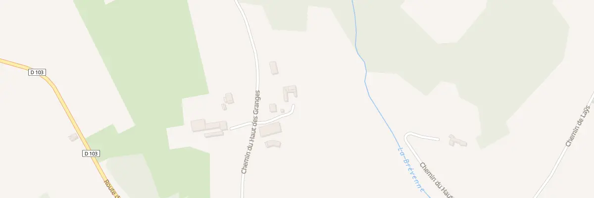 Plan du 5116 Le Haut des Granges Est à Maringes