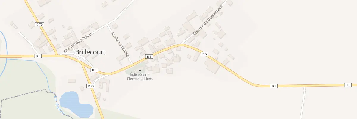 Plan du 33 Rue Principale à Brillecourt