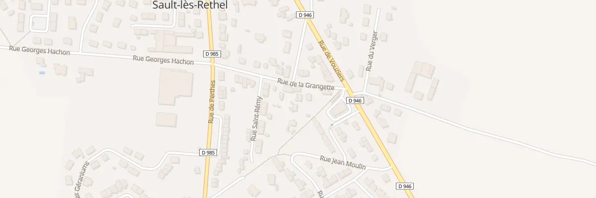 Plan du 16 Rue de la Grangette à Sault-lès-Rethel