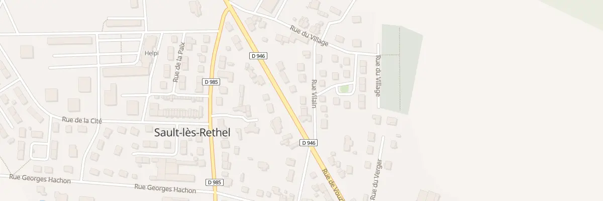 Plan du 8 Rue Vilain à Sault-lès-Rethel