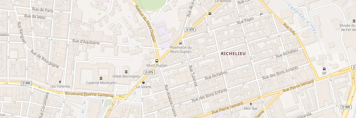 Plan du 9 Rue Flamande à Nîmes