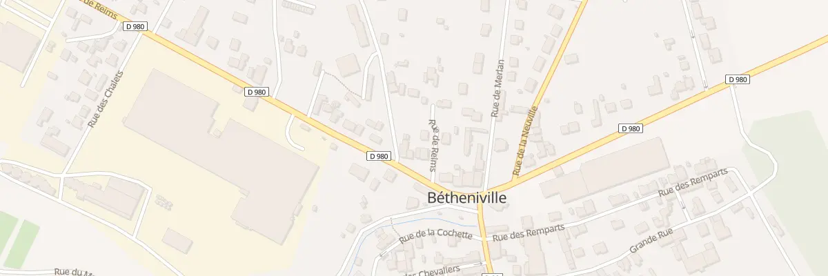Plan du 10 Rue de Reims à Bétheniville