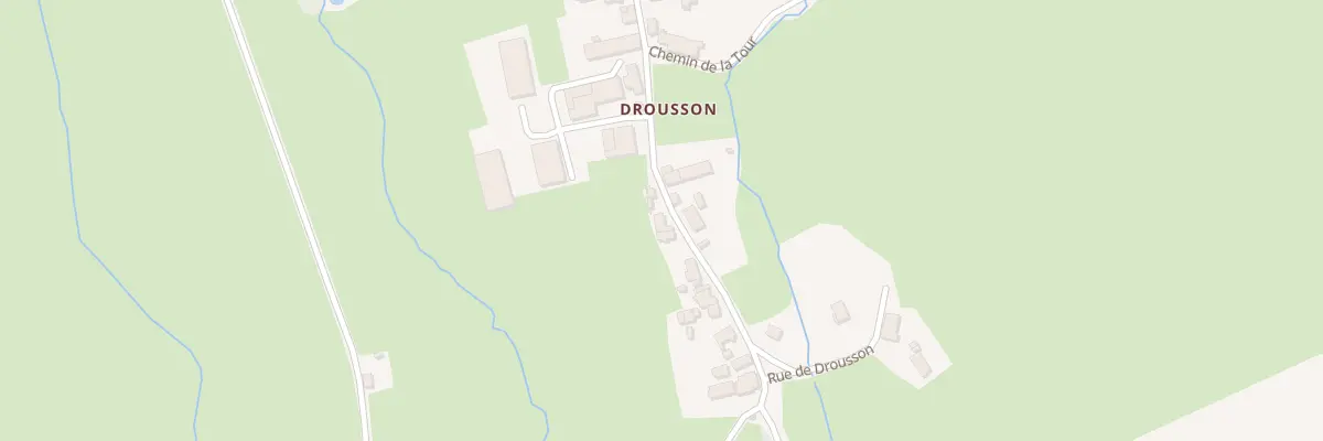 Plan du 28 Rue de Drousson à Curgy