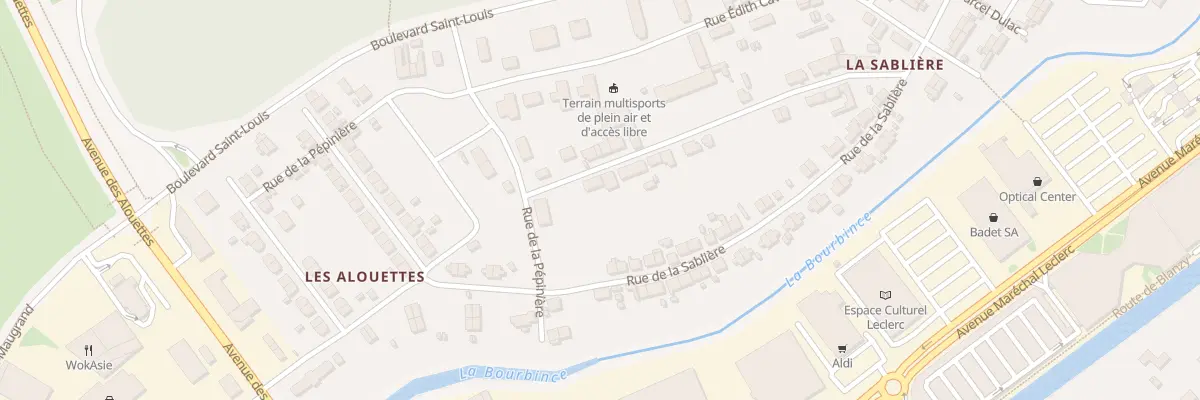 Plan du 39 Rue du Creusot à Montceau-les-Mines