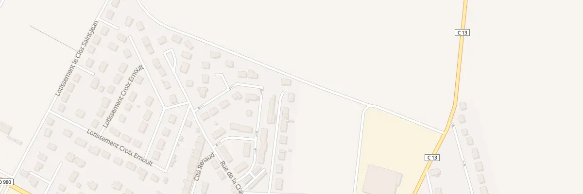 Plan du 14 Rue de l’Eveil à Bétheniville