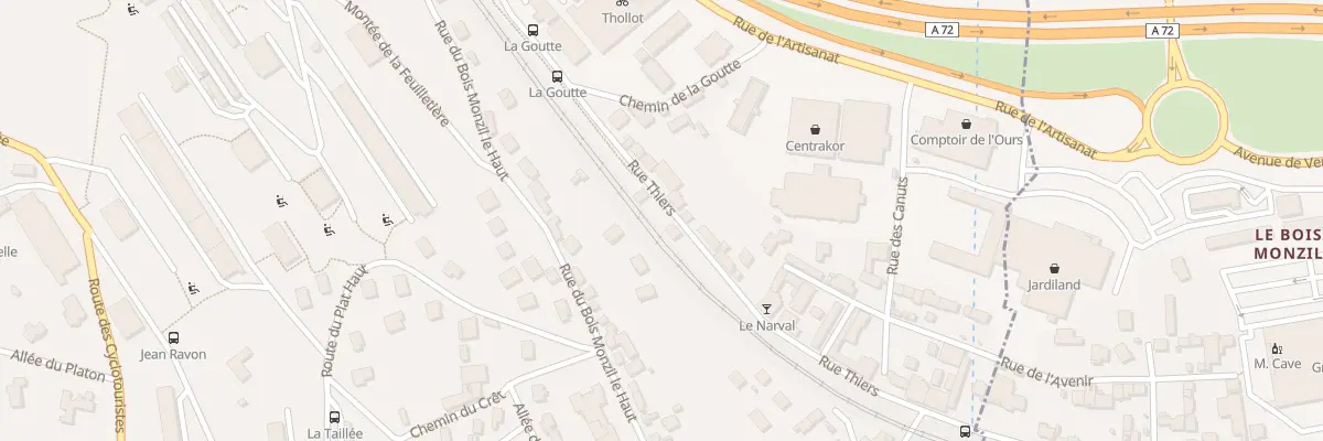 Plan du 28 Rue Thiers à Villars