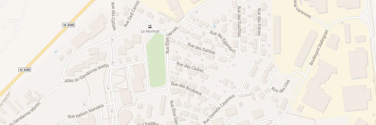 Plan du 5 Rue des Cèdres à La Ricamarie