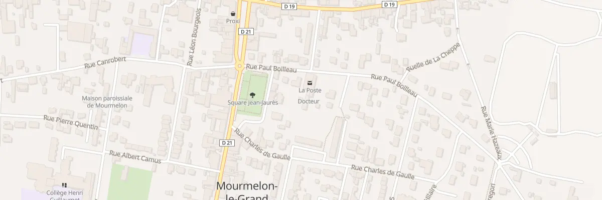 Plan du 8 Rue Paul Boilleau à Mourmelon-le-Grand