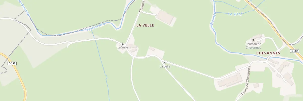 Plan du 5072 La Velle à Saint-Racho