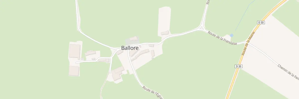 Plan du 614 Rte de l’Eglise à Ballore
