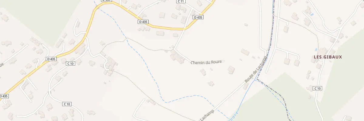 Plan du 5456 Le Roure à Mercuer