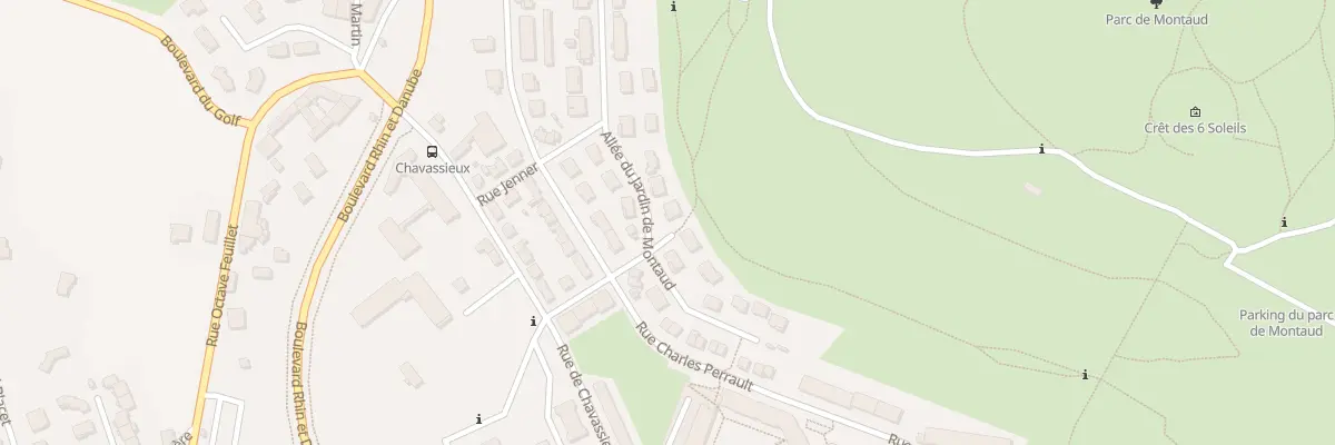 Plan du 22 All du Jardin de Montaud à Saint-Étienne