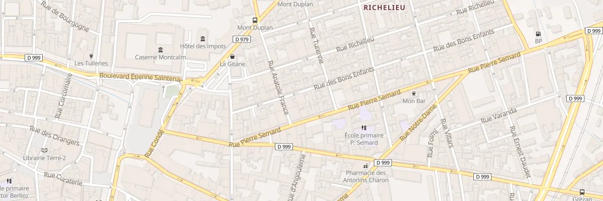 Plan du 14 Rue des Bons Enfants à Nîmes
