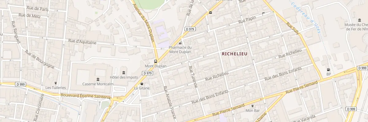 Plan du 11B Rue Flamande à Nîmes