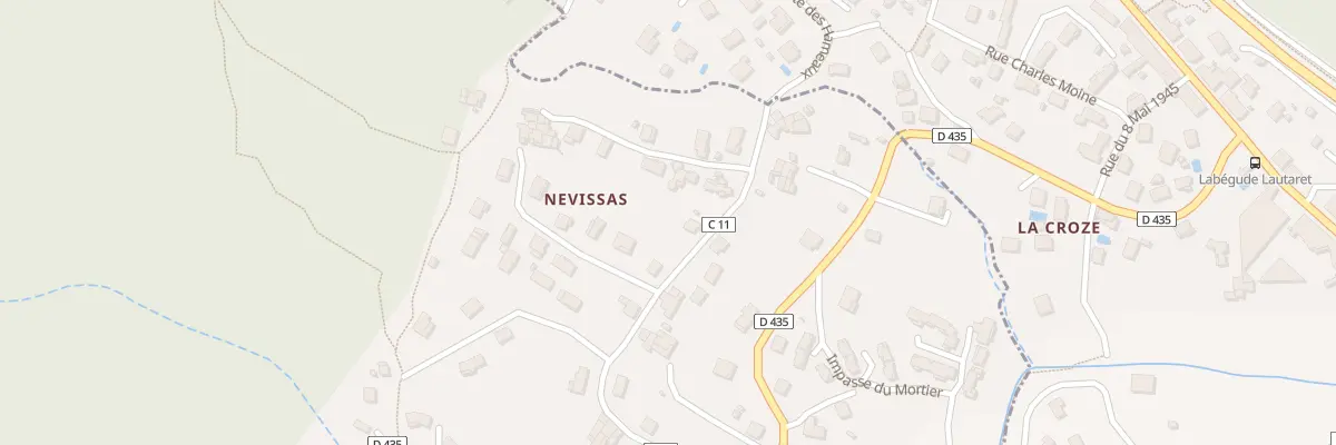 Plan du 5170 Nevissas à Mercuer