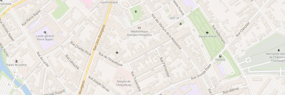 Plan du 23 Rue de l’Arquebuse à Châlons-en-Champagne