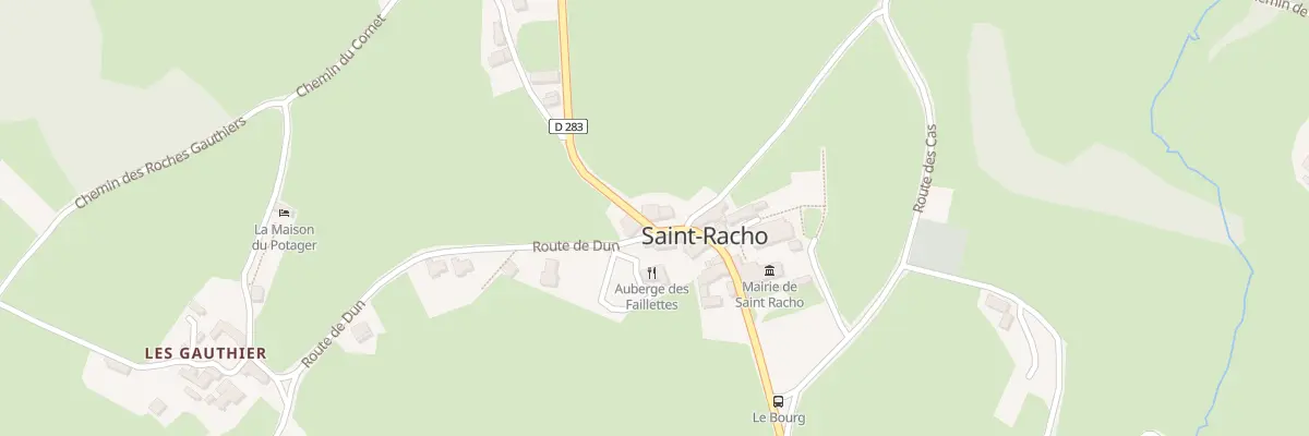 Plan du 5086 Le Bourg à Saint-Racho