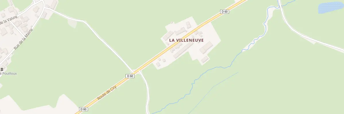 Plan du 2 Rte de Ciry à Pouilloux