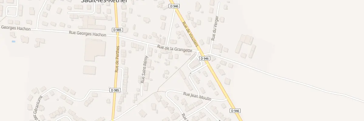 Plan du 24 Rue de la Grangette à Sault-lès-Rethel